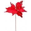 Kvet MagicHome Vianoce, Poinsettia, červená, stonka, 46cm, veľkosť kvetu: 30 cm