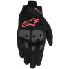 rukavice SP X 1, ALPINESTARS (černá/červená fluo, vel. L)