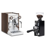 Biepi Sara PID, white/wood + Eureka Mignon Libra 65 All Purpose, CR black