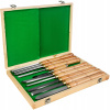 VEVOR Dłuta do Drewna Do Tokarki 8SZT 45x32x4,2CM Z Walizką I Gratis Dłuto