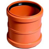 OSMA KG KGMM dvojhrdlová spojka DN125, PVC, oranžová, 221510