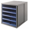 Han Cabinet Karma box 5 zásuviek eko modrý