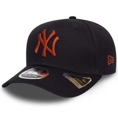 New Era 9FIFTY STRETCH SNAP LEAGUE NEW YORK YANKEES čierna,oranžová Pánska šiltovka S/M