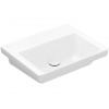 Villeroy & Boch Subway 3.0 - Umývadlo nábytkové, 55x44 cm, bez prepadu, bez otvoru na batériu, alpská biela 4A70F601