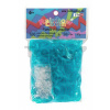 Gumičky Turquoise Rainbow Loom 600 kusov tyrkysové od 6 rokov
