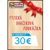 Fyzická darčeková poukážka (na adresu) v hodnote 30 EUR - autor neuvedený