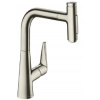 Hansgrohe Talis Select M51 - Drezová batéria M5117-H220 s výsuvnou spŕškou, sBOX, vzhľad nerezový 73868800