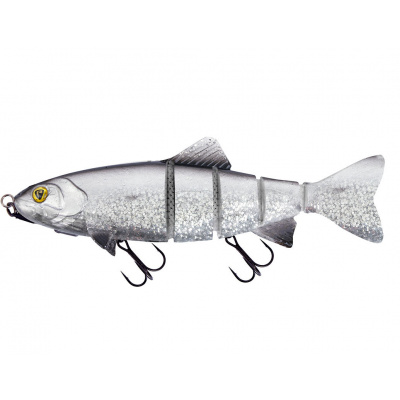 Gumová nástraha - fox rage realistic replicant trout jointed shallow UV Silver Bleak 14cm