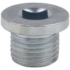 KS Tools 4301041 Zátka na vypúšťanie oleja, štvorcové hrdlo 8mm, M16x1,5x13mm, balenie 10, 16 mm; 4301041