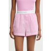 Bavlnené pyžamové šortky Calvin Klein Underwear LV00QS7573 ružová L