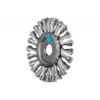 Pferd 43303011 | Rotačná kefa splietaný drôt striedavo spletená POS RBG 12512/22,2 CT INOX 0,35