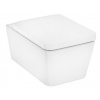 Hansgrohe EluPura Q - Závesné WC s doskou SoftClose, Rimless, HygieneEffect, biela 62023450