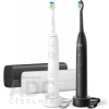 Philips Sonicare 5500 Black and White 1+1 elektrická sonická zubná kefka (HX7119/01) s cestovným puzdrom, biela 1ks + čierna 1ks, 1x1 set