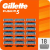 Gillette Fusion 5 žiletky 18 náhradných čepieľok na mokré holenie 5-násobné holenie