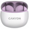 Canyon TWS-5 True Wireless Bluetooth slúchadlá do uší fialové CNS-TWS5PU - Bezdrôtové slúchadlá