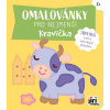 Omalovánky pro nejmenší Kravička