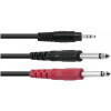 Kábel 3,5 mm jack - 6,3 mm jack Káble Omnitronic 1,5 m