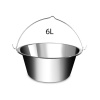 Lux LK-6 Nerezový kotlík na guláš KLASIK, 6l
