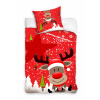 Obliečka na vankúš - Sada podstielky Carbotex 5904302559189 160 x 200 cm odtiene červenej (Dvojité vianočné bielizeň)