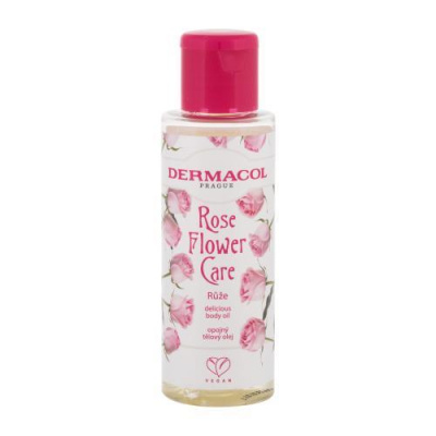 Dermacol Flower Care Rose luxusný telový výživný olej 100 ml