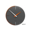 CALLEADESIGN Dizajnové hodiny 10-025 CalleaDesign Exacto 36cm (viac farebných verzií) Farba grafitová (tmavo šedá) -3 - RAL9007
