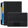 AppleKing puzdro s klávesnicou s okrúhlymi klávesmi, touchpadom a priestorom na Apple Pencil na iPad Air 4 (2020) / Air 5 (2022) / Pro 11