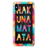 Silikonové pouzdro iSaprio - Apple iPhone XS - Hakuna Matata 01 (Odolný silikonový kryt, obal, pouzdro iSaprio - Apple iPhone XS - Hakuna Matata 01 - skvělá ochrana a pružnost, stylový UV potisk, lehk