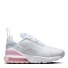 Nike Air Max 270 Little Kids' Shoe Wht/Pink/Grey C13 (31.5)