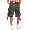 Surplus pánske cargo šortky DIVISION woodland camo Veľkosť: L, Farba: zelený a hnedý maskáč