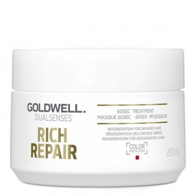 GOLDWELL Dualsenses Rich Repair 60sec Treatment pre lámavé vlasy 200ml