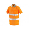 Polokošeľa DOVER, výstražná, pánska, oranžová, veľ. 2XL