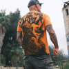 Yakuza tričko pánske Pest Regular TSB 26019 orange popsicle Veľkosť: M, Farba: oranžová