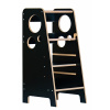 Pomocník do kuchyne pre deti - Kuchynský pomocník/kuchynský pomocník čierny MDF CKM+ (Pomocník do kuchyne/Pomocník do kuchyne čierny MDF CKM+)