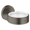 Grohe Essentials Držiak na sklo/mydlo, tvrdý grafit 40369AL1