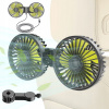 SUPER VENTILÁTOR AUTOMOBILOVÝ VETRÁK DVOJITÝ MINI USB DVOJITÝ