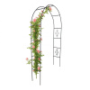 Záhradná kovová pergola oblúk opora na ruže kvety popínavé rastliny 240 cm zelená