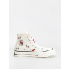 Converse Chuck 70 Hi (egret/red/lt jellyfish jitter) 37.5, biela
