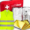 Autolekárnička Din13164 Ogniochron do auta, do kufra + Reflexná vesta