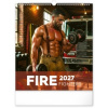 Nástenný kalendár Dreamy Firefighters 2027, 30 x 34 cm