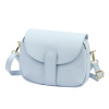 Dámska kožená crossbody kabelka svetlomodrá Luka 24-099 DOLLARO