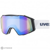 uvex gravity FM okuliare, black matt/blue green-clear
