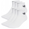 adidas Originals | Originals Mid Ankle 6 Pair Socks | biela| M(40-42)