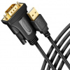 AXAGON ADS-1PQN, USB-A 2.0 - sériový RS-232 DB9-M FTDI adaptér / kabel 1.5m ADS-1PQN