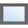 ARON Plastové okno jednokrídlové Basic biele/antracit 600 x 900 mm DIN pravé