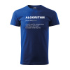Sablio Tričko s potlačou Algorithm - modré 2XL