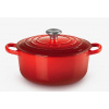 Le Creuset Signature - Pekáč kruhový s pokrievkou, objem 3,3 l, cerise 21177220602430