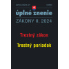 Aktualizácia II/7 / 2024 - Trestný zákon, Trestný poriadok