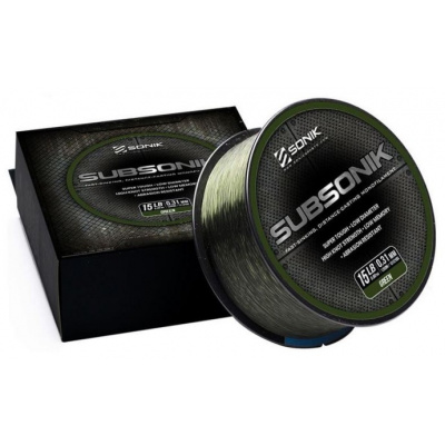 Vlasec Sonik Subsonik Green 1200m 0,41mm/25lb