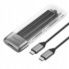 Disková kapsa Orico TXM2-C3 M.2 NVME USB-C 3.2 10Gb/s - šedá