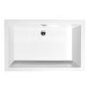 POLYSAN DEEP hlboká sprchovacia vanička, obdĺžnik 120x75x26cm, biela 71564
